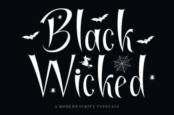 Black Wicked Font: Elegant Branding for Small Business