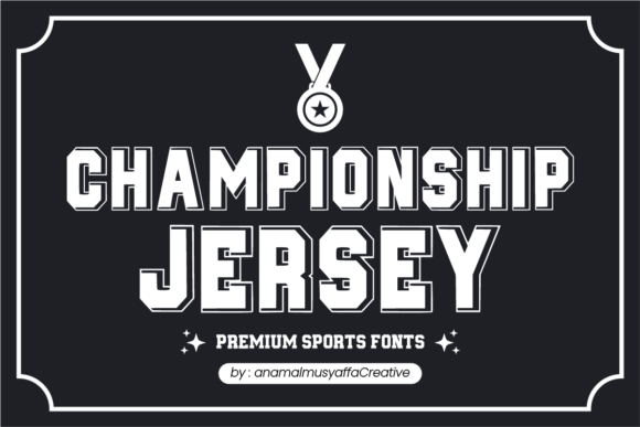 Championship Jersey Font: Bold Display Type for Campaigns