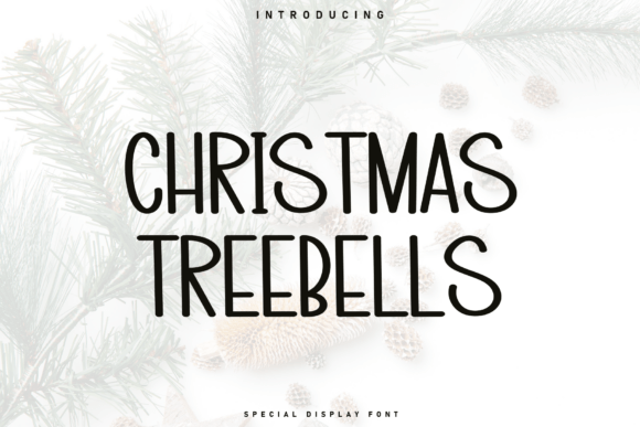 Christmas Treebells Font: A Handwritten Typeface for Branding
