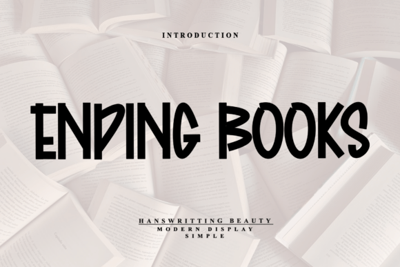 Ending Books Font Review for Modern Web Design