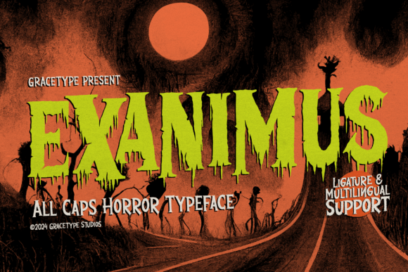 Examinus Font: Adding Horror Charm to Editorial Design