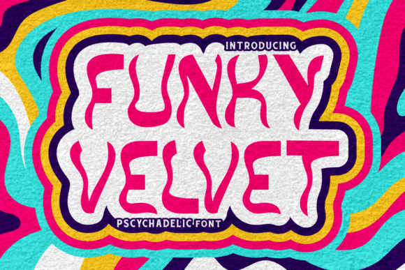Funky Velvet Font: Retro Display Typography for Web