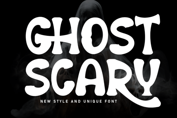 Ghost Scary Font: A Soft Display Typeface for Editorial Design
