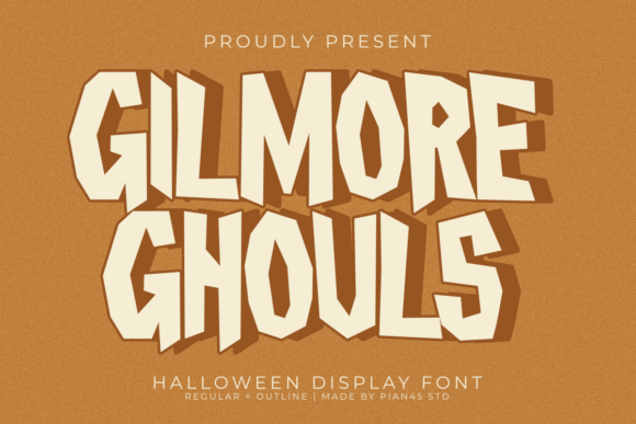 Gilmore Ghouls Font: Playful Spookiness for Makers