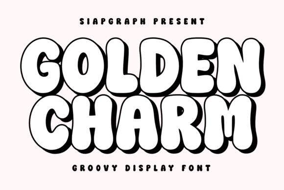 Golden Charm Font: Retro Display Typography for Web