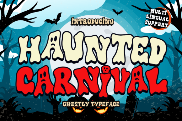 Haunted Carnival Font: Spooky Display Type for Campaigns