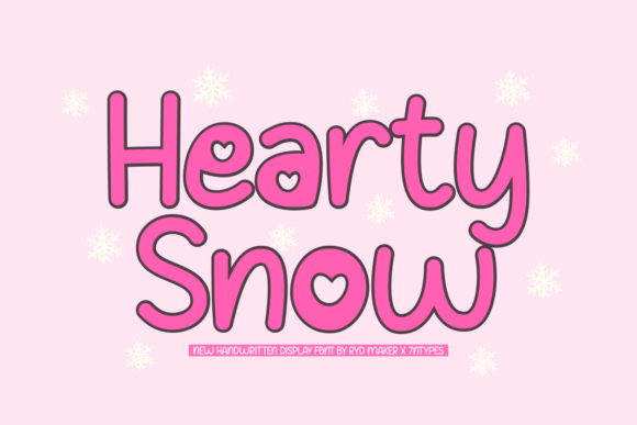 Hearty Snow Font: Adding Warmth to Editorial Design
