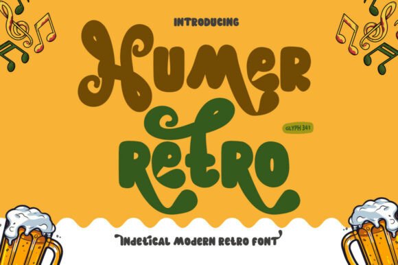 Humer Retro Font: Bold Branding for Small Business