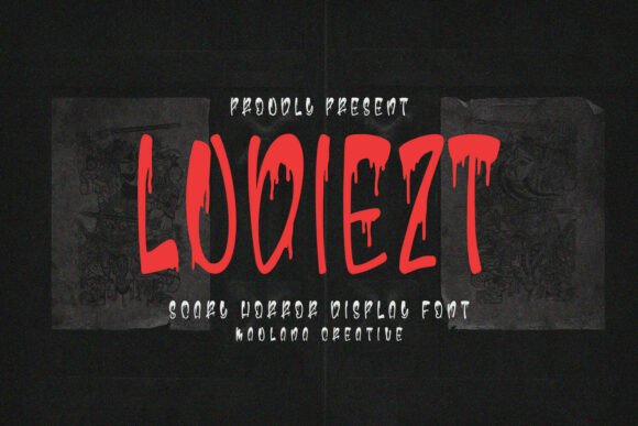 Ludiezt Font: Testing a Dripping Display Typeface for Horror Branding
