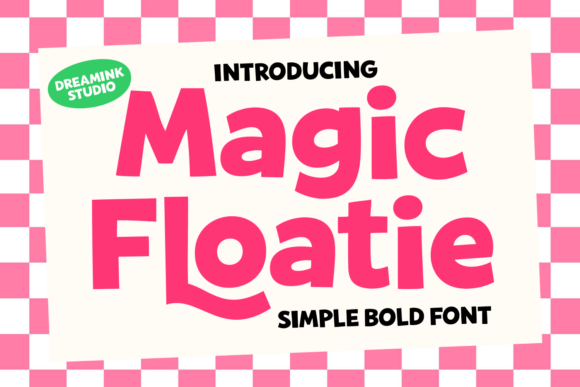 Magic Floatie Font: Playful Display Typography for Web Design