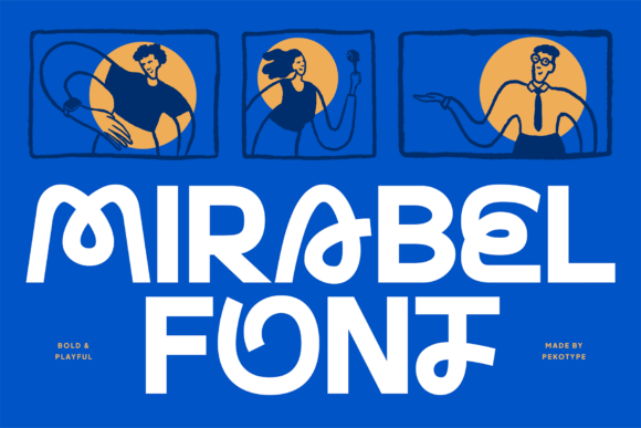 Mirabel Font: Playful Display Type for Editorial Design