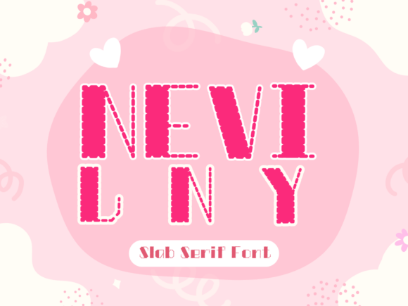 Nevilny Font: Adding Stitched Charm to Handmade Labels