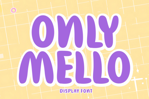 Only Mello Font: A Soft Display Typeface for Editorial Design