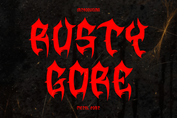 Rusty Gore Font Review for Bold Web Design