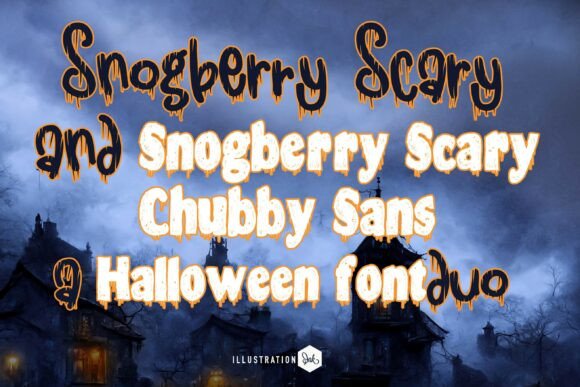 Snogberry Scary Duo: A Halloween Font for Marketing