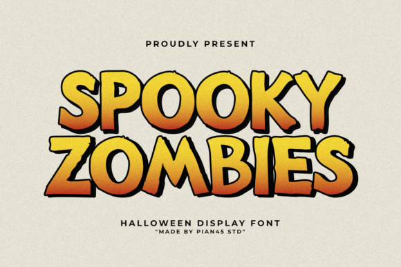 Spooky Zombies Font: Elevating Halloween Campaign Visuals