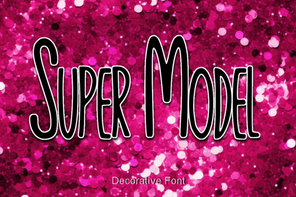 Supermodel Font: Elegant Display Type for Crafters