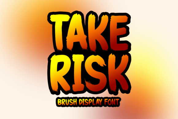 Take Risk Font: Bold Display Typography for Web Design
