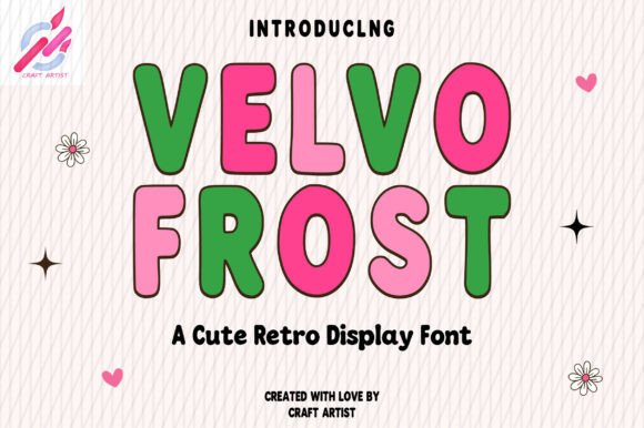 Velvofrost: A Retro Display Font for Modern Web Design